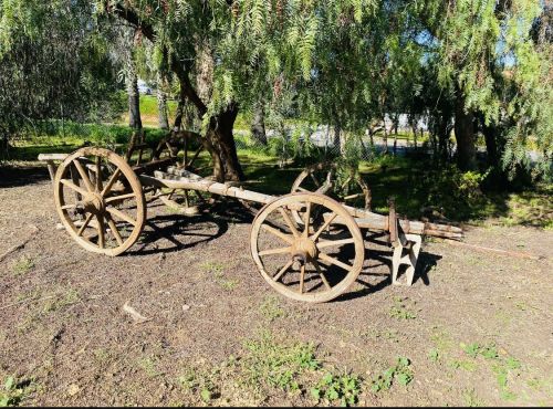 Turn Of The Century Antique Hay Wagon ( Farm Equipment )