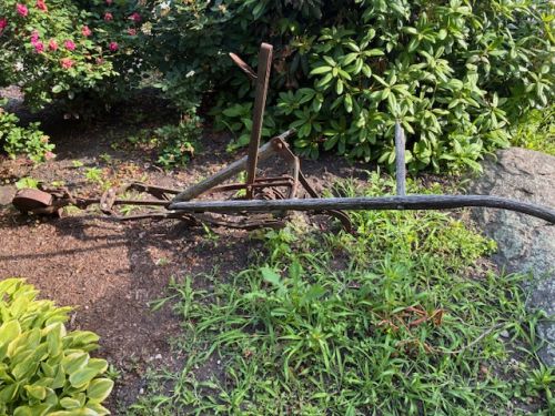 Antique Walk Behind Plow/trench Tool ( Horse-powered )