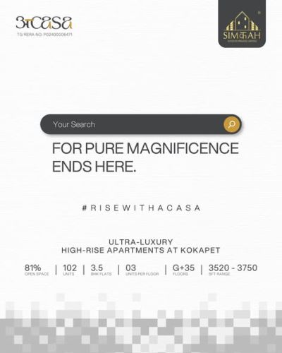 Flats In Kokapet | Simchah Estates ( Barns /buildings )