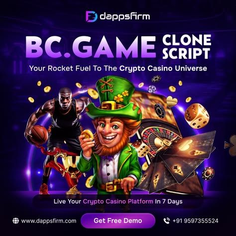 Start Your Crypto Gambling Platform With A Powerful Bc.game Clone Scr