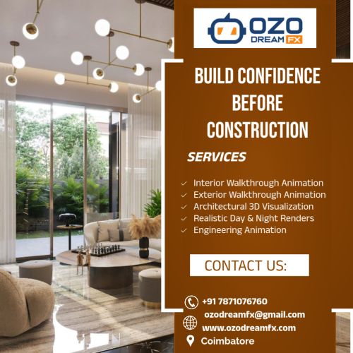 Premium 3d Interior Animation Services For Builders & Architects (  )