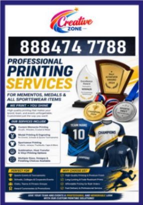 Memento And Medal Printing | Affordable Pricing | Bulk Orders | Creat
