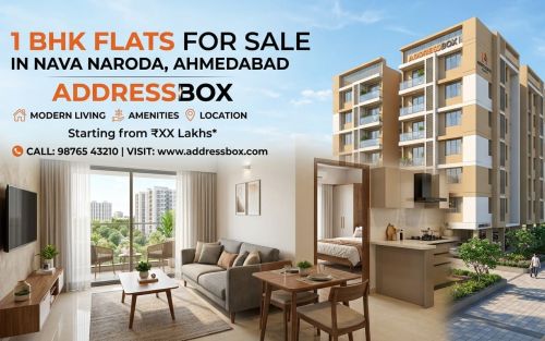 1 Bhk Flats For Sale In Nava Naroda, Ahmedabad | Addressbox ( Househo