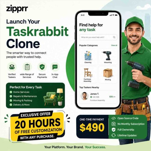 Can A $490 Zipprr Taskrabbit Clone Cut Aggregator Fees? ( Bunchers )